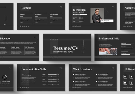 Resume Presentation Template