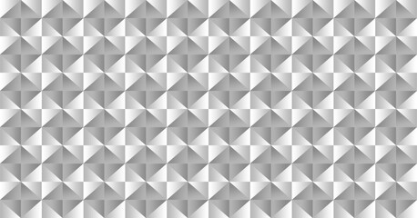 repetition of square and triangular geometric fields with shades of gray as inspiration in visual communication design or textile design