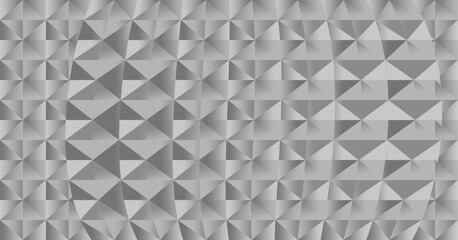 repetition of square and triangular geometric fields with shades of gray as inspiration in visual communication design or textile design