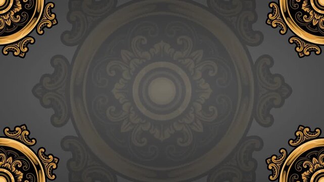 ornament abstract background rotate