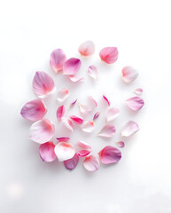 Obraz premium Floral Swirl with Petals