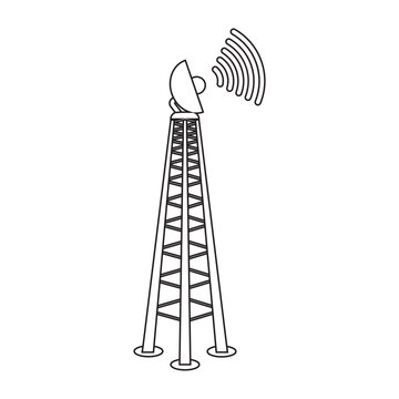 recommend clip art: Network tower icon