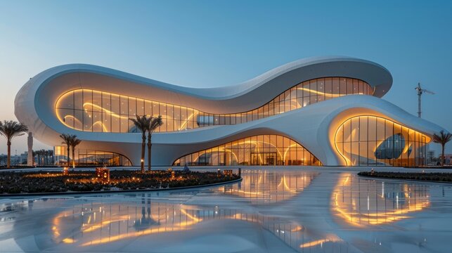 The King Abdulaziz Center for World Culture (Also known as Ithra) is an iconic building symbolising modernisation and diversity in modern Saudi Arabia.