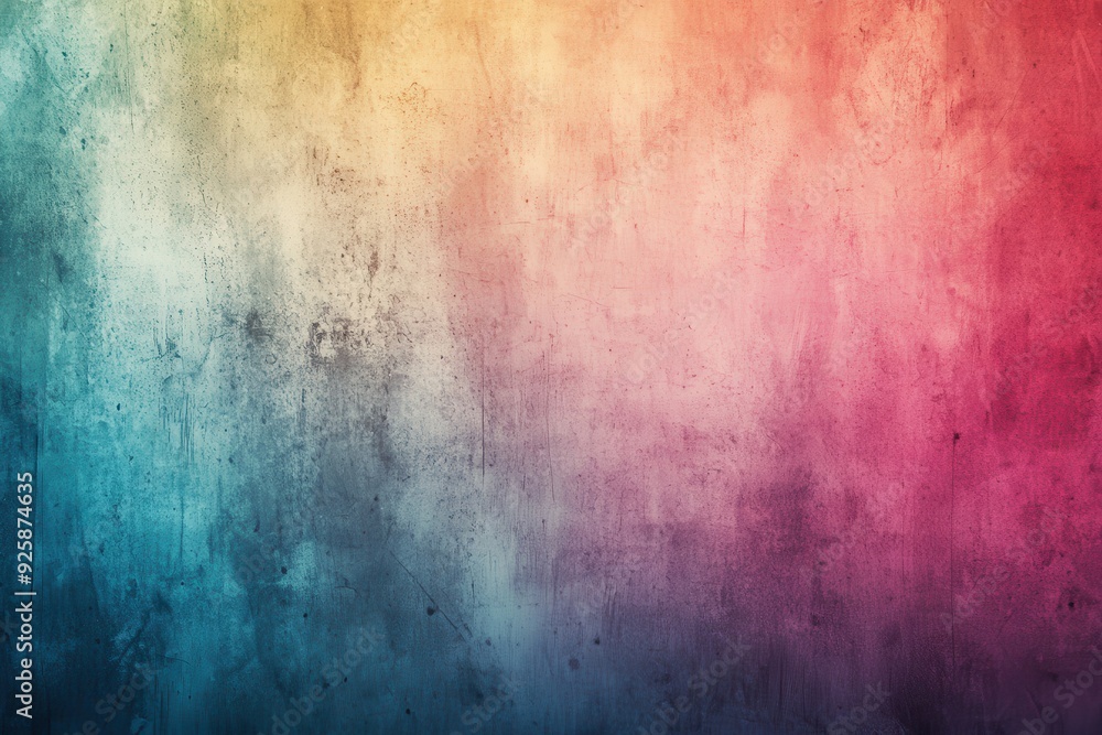 Poster retro gradient background showcasing rough texture