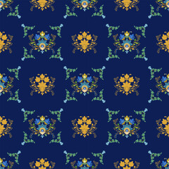 seamless pattern with flowers