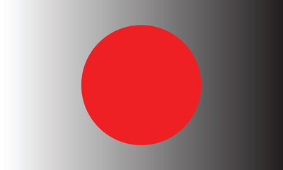 Abstract red dot gradient black white background.