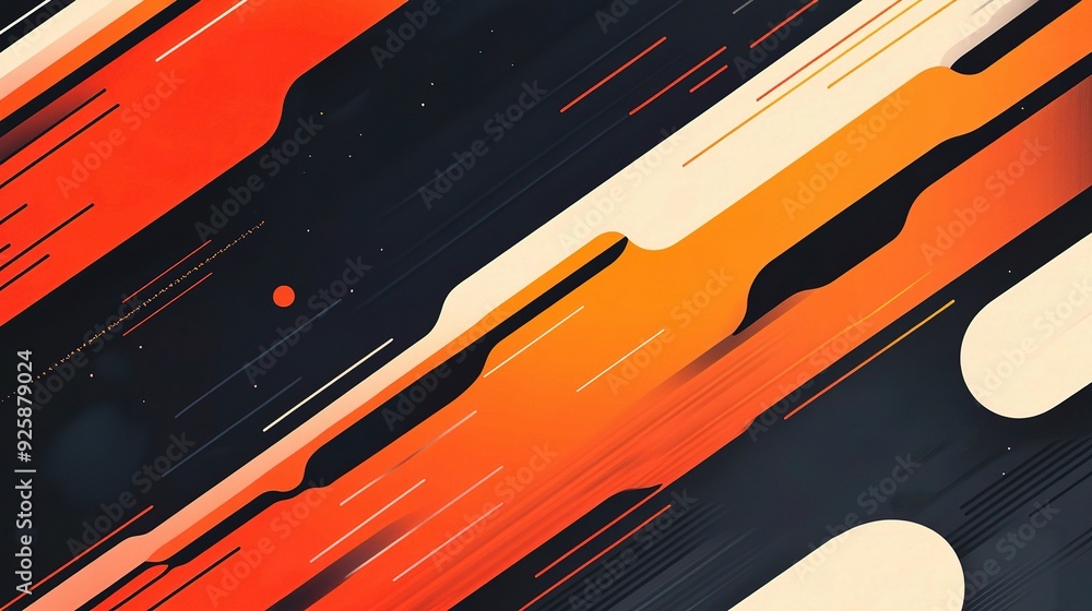 Poster abstract dynamic speed lines background