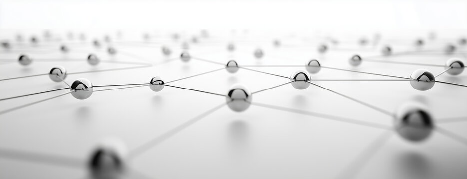 Networking, linking, connect, neuron network. meshwork of nodes. Linking entities.

