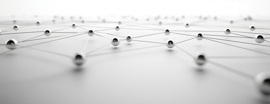 Networking, linking, connect, neuron network. meshwork of nodes. Linking entities.