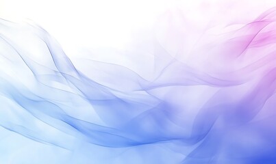 Obraz premium Blue and purple smoke interweaving, white background. symbolizing flow, grace, and the harmonious blend of different hues