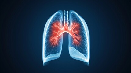 X-ray showing left lung pneumonia with visible air bronchograms