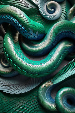 Serpent&rsquo;s Embrace The Coils of Life