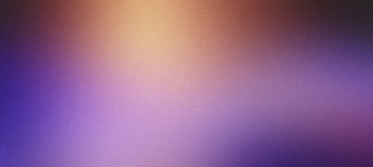 Grainy gradient background fading from orange to purple