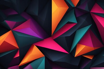 A stunning 3D render of an abstract multicolor spectrum