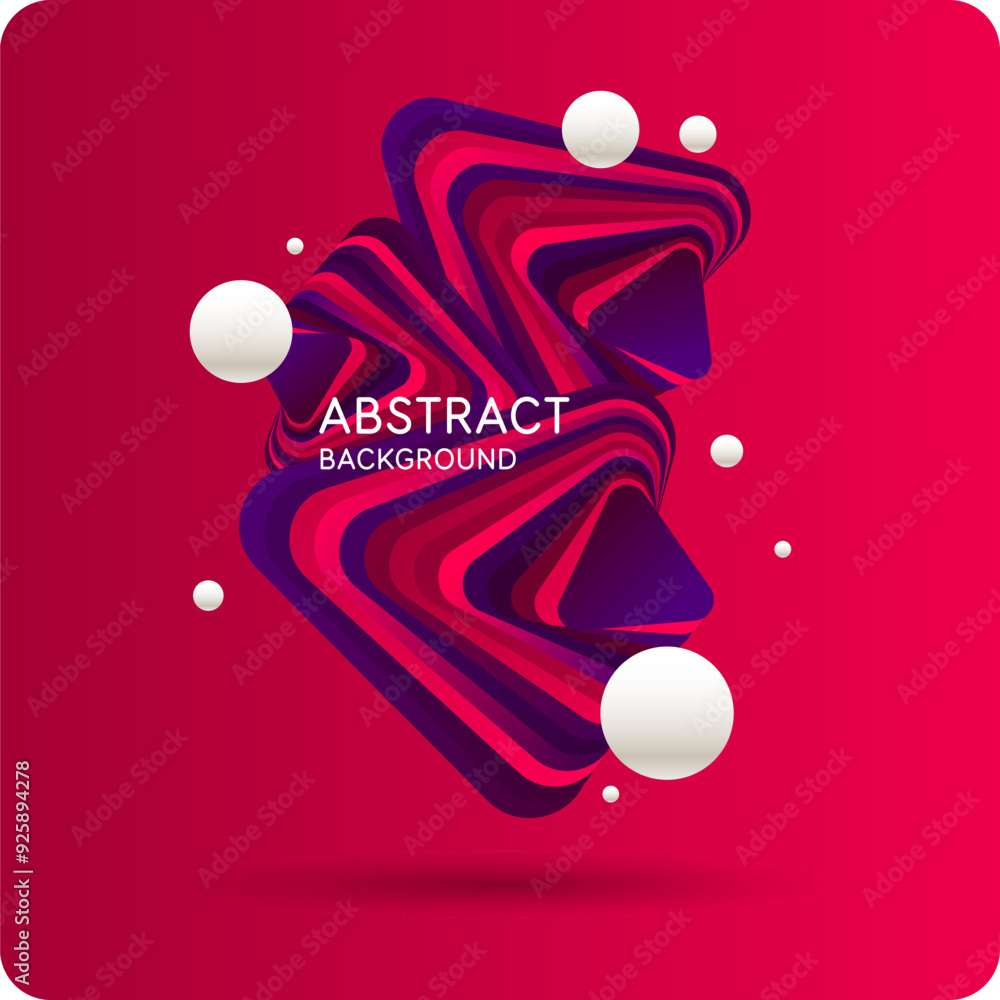 Poster bright attractive abstract background with graphic elements. a composition of shapes and color spots
