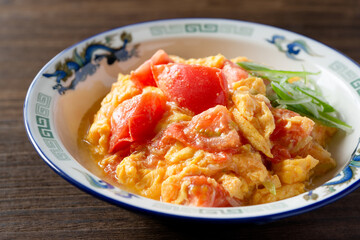 トマトと卵の中華炒め
