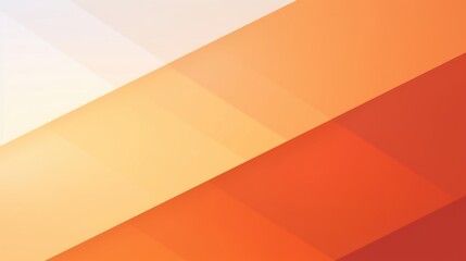 An abstract background featuring orange gradient diamond-shaped blocks creates a modern and dynamic visual effect