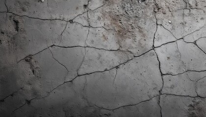 Obraz premium A high-resolution close-up of a rough, unpolished concrete surface, showcasing irregularities, tiny cracks, and a gritty texture