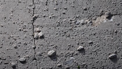 A high-resolution close-up of a rough, unpolished concrete surface, showcasing irregularities, tiny cracks, and a gritty texture