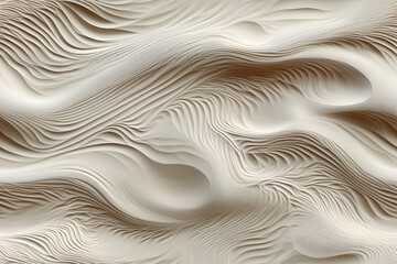 Seamless Texture Sand Wallpaper. Seamless 3D Texture of Fine Sand Dunes Realistic Desert Background. Sand Wave of Desert. Full Frame Shot of Sand Dune