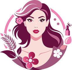 Woman beauty salon