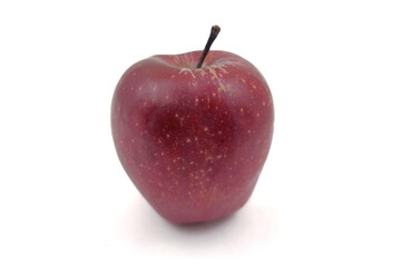 Photo of a delicious apple, isolated on white background.