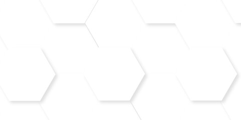 Abstract square digital grid pattern background with hexagons. modern hexagon polygonal technology vector. seamless bright white abstract honeycomb science digital texture background.