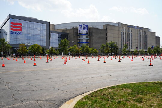 The 2024 DNC, Democratic National Convention is being held at the United Center in Chicago, Illinois. 