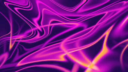 Fototapeta premium Abstract Lines | Neon Lights | Technology Background