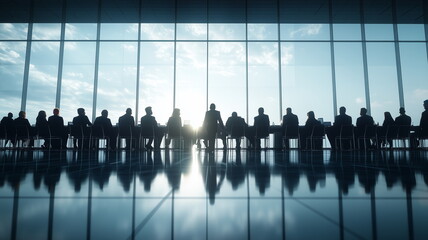 Global world class board meeting. 