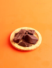 chocolate fat cocoa milk eat dessert ingredient sweet sugar tasty calorie slice product snacks food