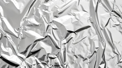 Seamless background aluminum paper foil texture
