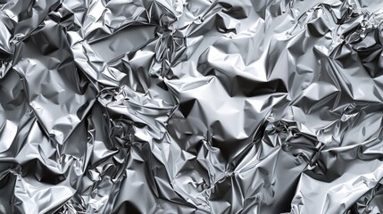 Seamless background aluminum paper foil texture