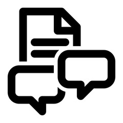 Fototapeta premium information, communication, data, file, chatting, communicate outline icon