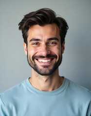 Obraz premium Portrait of Young Smiling Man