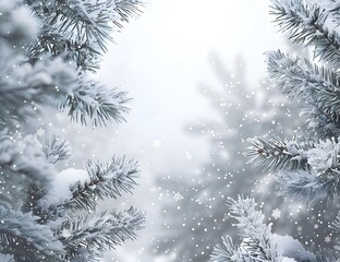 vector watercolor winter north pole background
