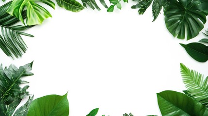 Whimsical Green Photo Frame with Wavy Edges and a Thin Rope - A Touch of Jungle Fantasy for Your Pictures