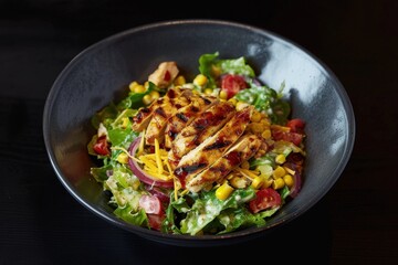 Roasted Corn Kernels Bring Sweetness to Grilled Chicken