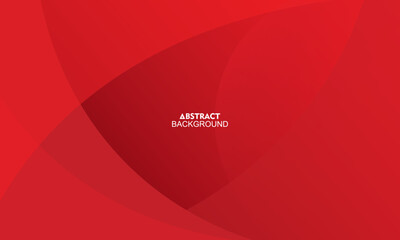 Minimal geometric background. Red elements with fluid gradient. Dynamic shapes composition. Eps10 vector ilustration