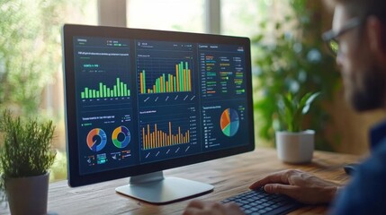 Customer service dashboard displaying realtime feedback and metrics, support strategy, retention analysis