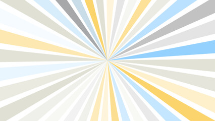 Bright blue gray black and yellow rays background. Colorful sunburst for the background.