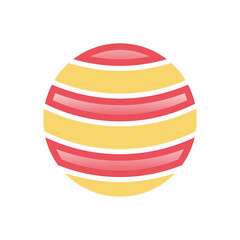 Exercise Ball vector icon