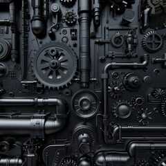 Industrial background products are shown in black