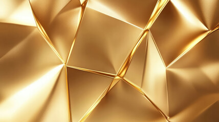 luxury gold background with geometric shapes, detailed high resolution photo