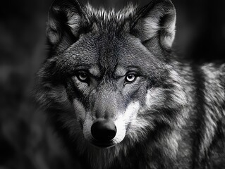 Majestic wolf portrait   stunning photography ideal for wolf wallpaper and poster prints