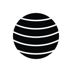 Exercise Ball vector icon