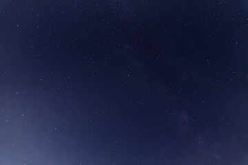A starry night sky over a rural area of Suffolk, UK