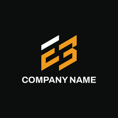 Obraz premium Letter E3 Logo Concept