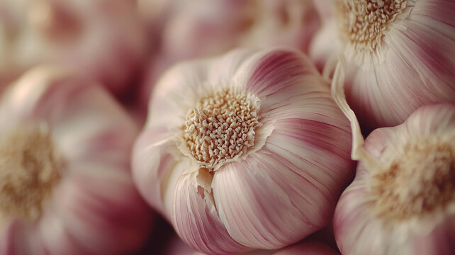close up of garlic