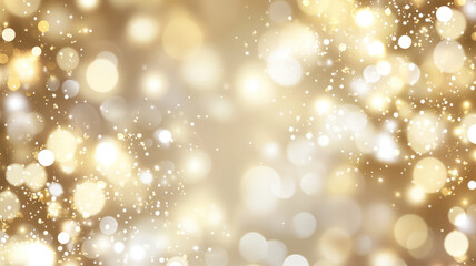 a brilliant blurry white gold background for a festive mood. template for greeting card for entertainment, detailed and realistic image